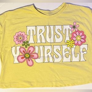 Trust Yourself crop top